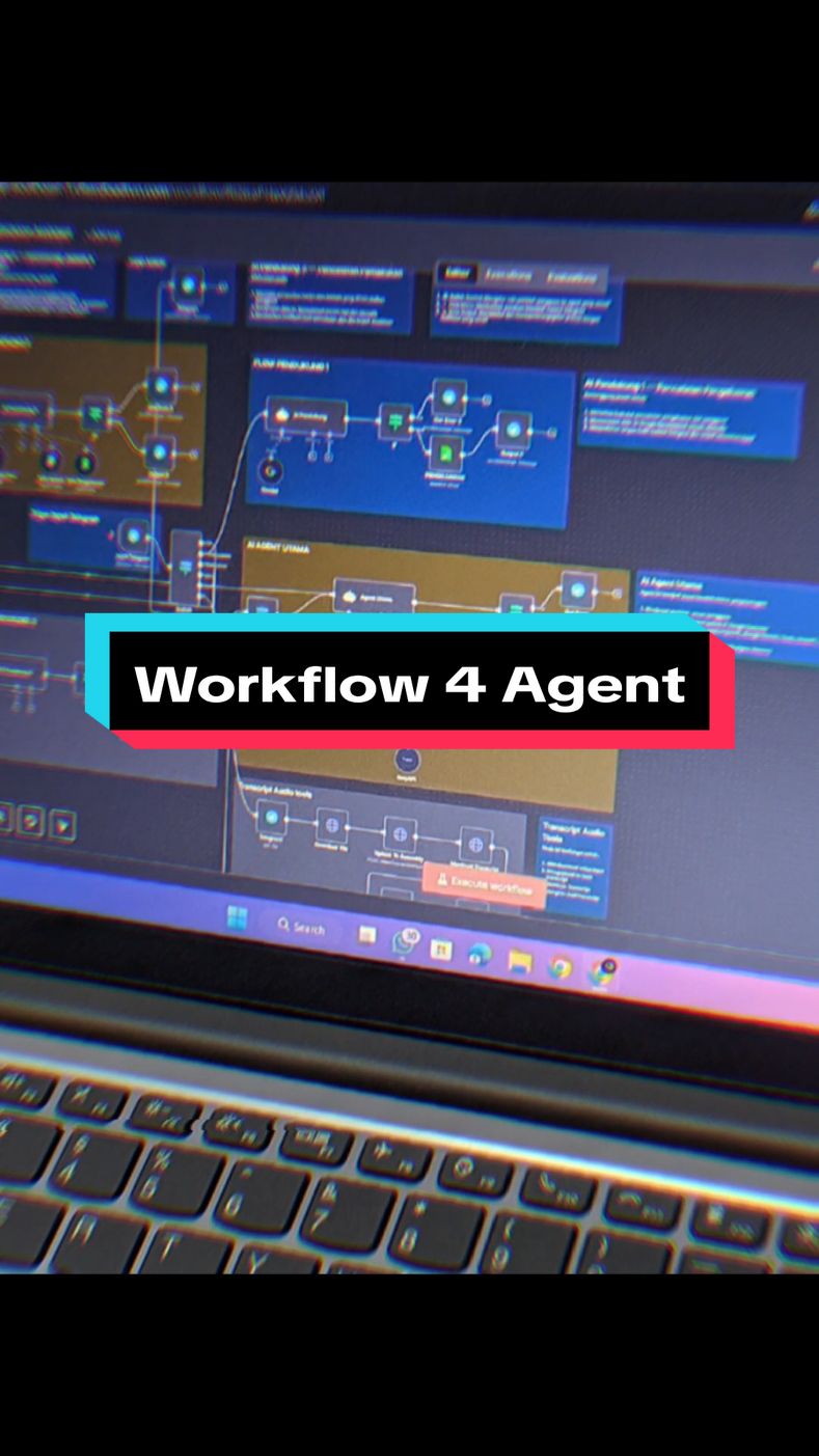 Workflow 4 Agent🤖 #aiagent #automation #personalassistant #nocode #n8n #openai #CapCut 
