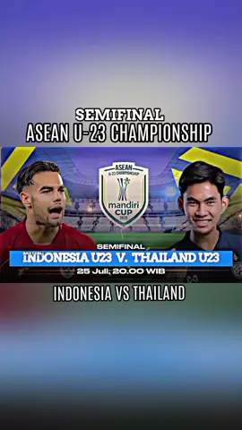 SEMIFINAL #aseanu23championship2025 #aseanchampionship #timnasu23indonesia #thailandu23 #fyp 