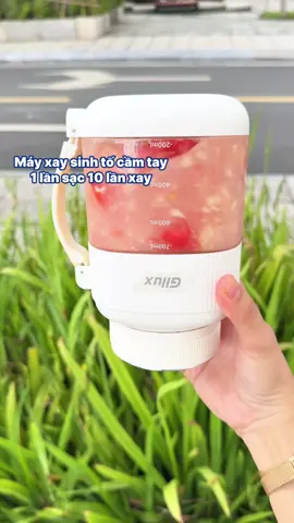 Máy xay sinh tố cầm tay không dây GILUX 1 lần sạc 10 lần dùng,Công suất cao,dung tích lớn say được các loại  Smoothie ,đá viên mix thêm hạt dinh dưỡng chỉ trong vòng 15 giây ✅ Giảm ngay 40 % cho 69 khách hàng đầu tiên ✅Tiện lợi theo bất cứ đâu ✅Hàng chính hãng bảo hành 12 tháng,lỗi 1 đổi 1 trong vòng 7 ngày #mayxaysinhtocamtay  #tienloi #xuhuong #gilux #mayxaysinhto 