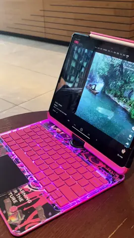 Transparent iPad keyboard #iPad keyboard #iPad case #Rotating keyboard #New iPad keyboard