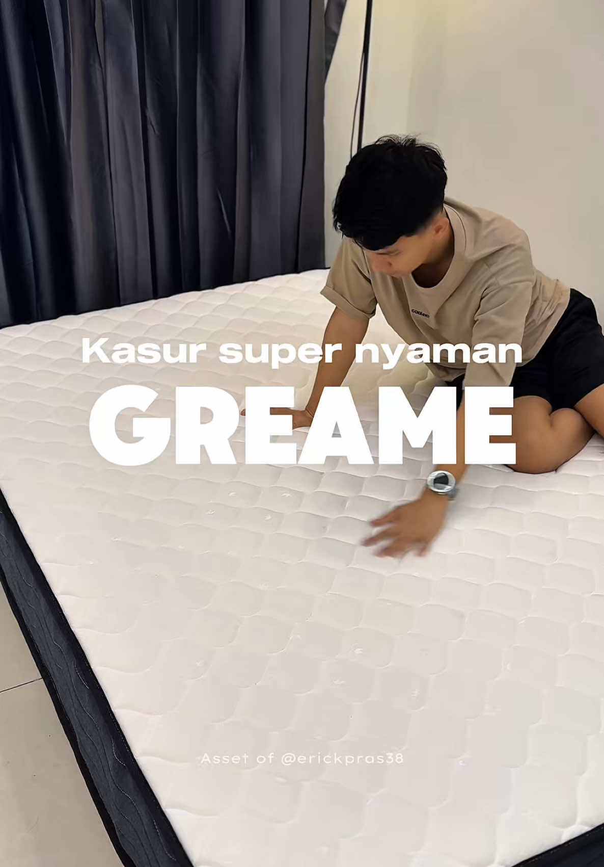 Membalas @Krazyy brzyy kasur pocket spring GreaMe super empuk ga ambles dan ga bikin sakit badan. Garansi 10 Tahun 💯✅ #greame #kasurpocketspring #kasurvacum #kasuronline #greamekasur #kasurnyaman 