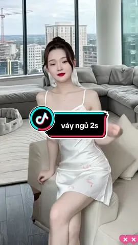váy  ngủ hai dây chất liệu lụa latin mềm mịn thoáng mát  #onhavandep #vayngu #vayhaiday #outfit 