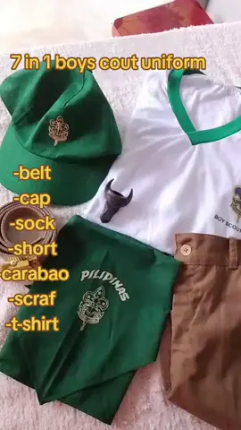 7in 1 set BoyScout Uniform. #boyscoutuniform  #scoutuniform  #scout  #school  #scouting  #kidsfashoin 