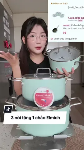 Bộ này tay cầm sẽ xịn và bền hơn bản cũ các bác ạ #hoaihayho #reviewdogiadung #dogiadung #elmich #elmichchinhhang 