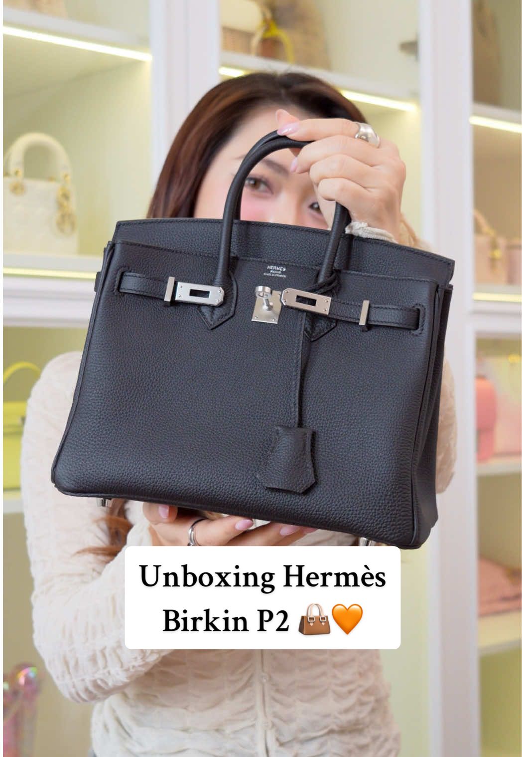 Vẫn không tin là mình đã xém từ chối em bé này 🥹🖤 #unboxing #hermesbirkin #luxurybag #birkin25 #fashiontiktok #ChloeNguyen 