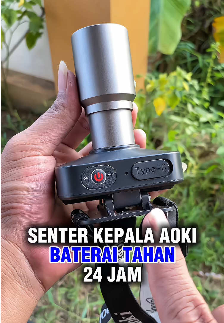 Senter kepala Aoki. Tahan 24 jam. Harga murah kualitas bagus. Senter kepala super terang cocok dibawa mancing, camping atau eksplore malam hari #senter #senterkepala #sentersuperterang #senterled #sentermurah #aoki #bangali 