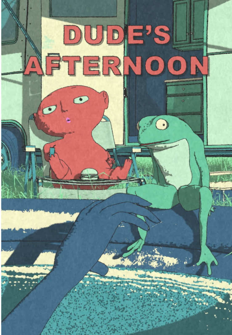 Dudes Afternoon - Relaxing on a warm afternoon with your best dude. What could be better? Also fun fact: I once rode my bike into a small pool like this accidentally and everyone laughed at me. Then the next week it happened again. It's probably why I see smalls pools this way. - All this rendered in Blender and After Effects - Music by me #animation #fyp #fypmusic #foryou #lofi 
