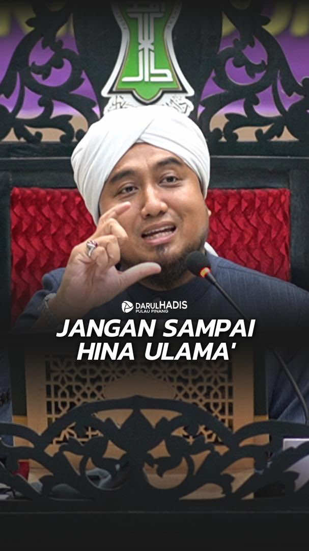 Tak sefahaman pandangan tak bermakna kita boleh hina ulama. Jaga adab, walau berbeza pendapat. #kuliahdhuha #darulhadispulaupinang #darulhadisproduction #ustazhanifharon #syeikhwazir #ulama #pmx @Hanif Haron 