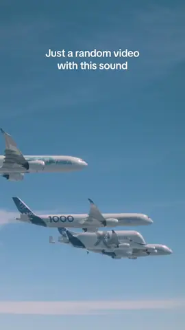 Just the #Airbus fam doing what they do best: flying in style! ✈️ Anyone else jealous of the clouds right now? 🫣 #A220 #A320 #A330neo #A350 #Beluga #A380 #airplane #FYP #ForYou