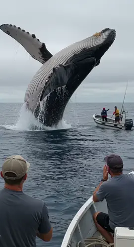 What if a Giant Whale Attacked a Fishing Boat? #WhaleAttack #BoatDestruction #AIWildlife #고래 #クジラ #व्हेल #ballena A peaceful day at sea turns into chaos as a colossal whale strikes. The boat shatters, and panic erupts as people plunge into the ocean. Don’t miss this AI-powered ocean nightmare.