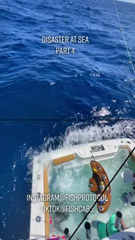Im gonna Ride her down! #fishprotocol #fishcabo #sinkingboat #liferaft #cabo #surrender #protocolsportfishing #winslowliferaft