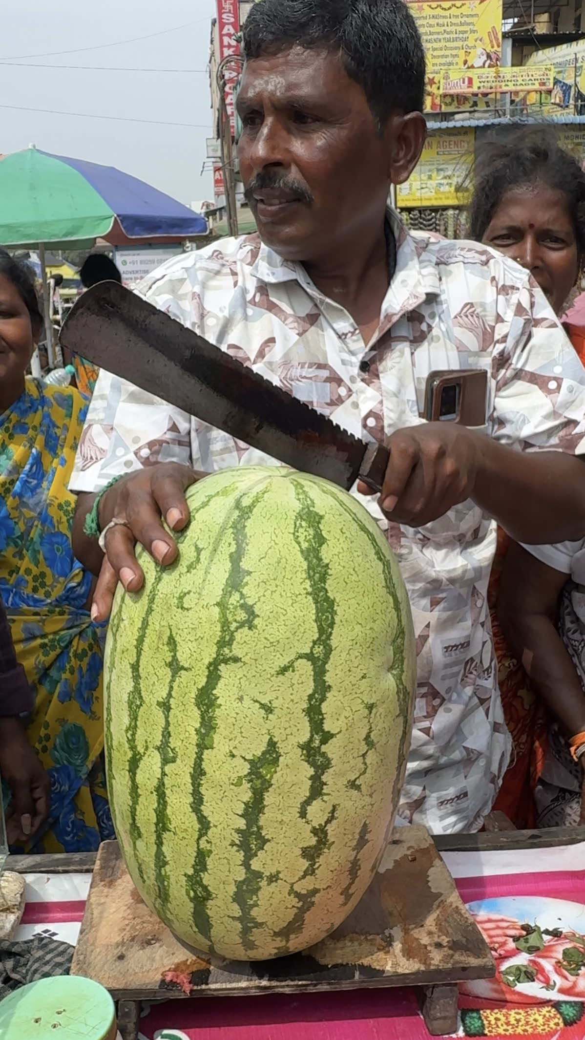 Huge And Sweet Watermelon From India 🔍 Business name  Watermelon  📍Address Chennai, India 💵 Price  300 Rupee/$ 3.50 USD