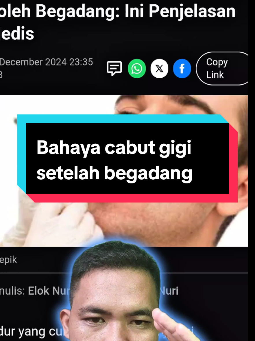 begadang sebelum cabut gigi dapat membuat proses penyembuhan setelah cabut gigi menjadi lebih Lambat  so pastikan tidur yang cukup sebelum Cabut gigi ya  #cabutgigi #dentist #gigiberlubang #pepsodent 