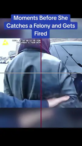 Moments Before She Catches a Felony and Gets Fired #cops #police 