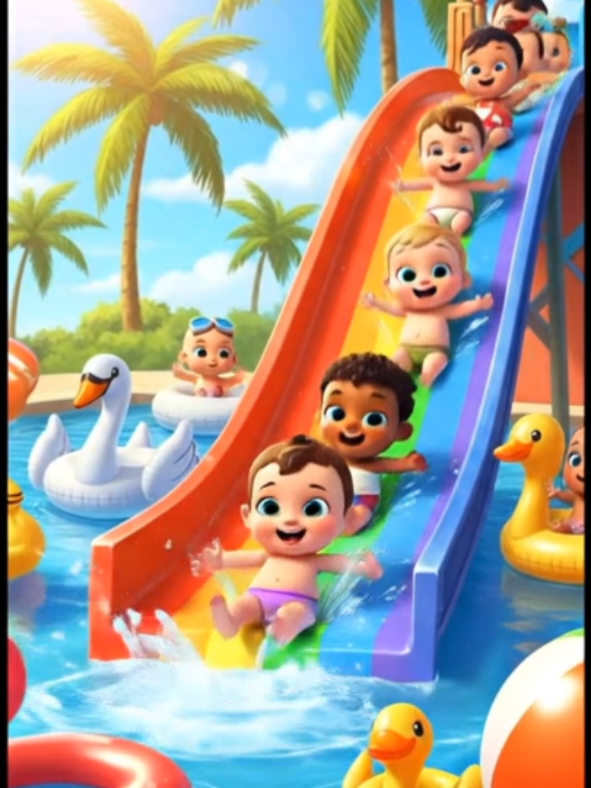 Cutest Baby Pool Party Ever! 🍼💦☀️ #TooCute 