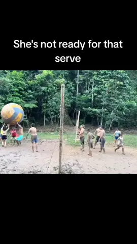What a serve! HAHAHAHA #funny #volleyball 