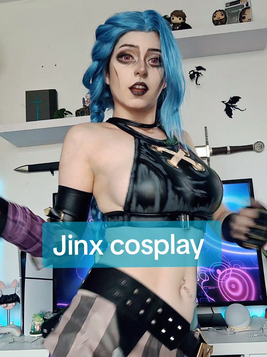 did it work?#cosplay #arcanecosplay #jinxcosplay #arcanejinx #leagueoflegends 