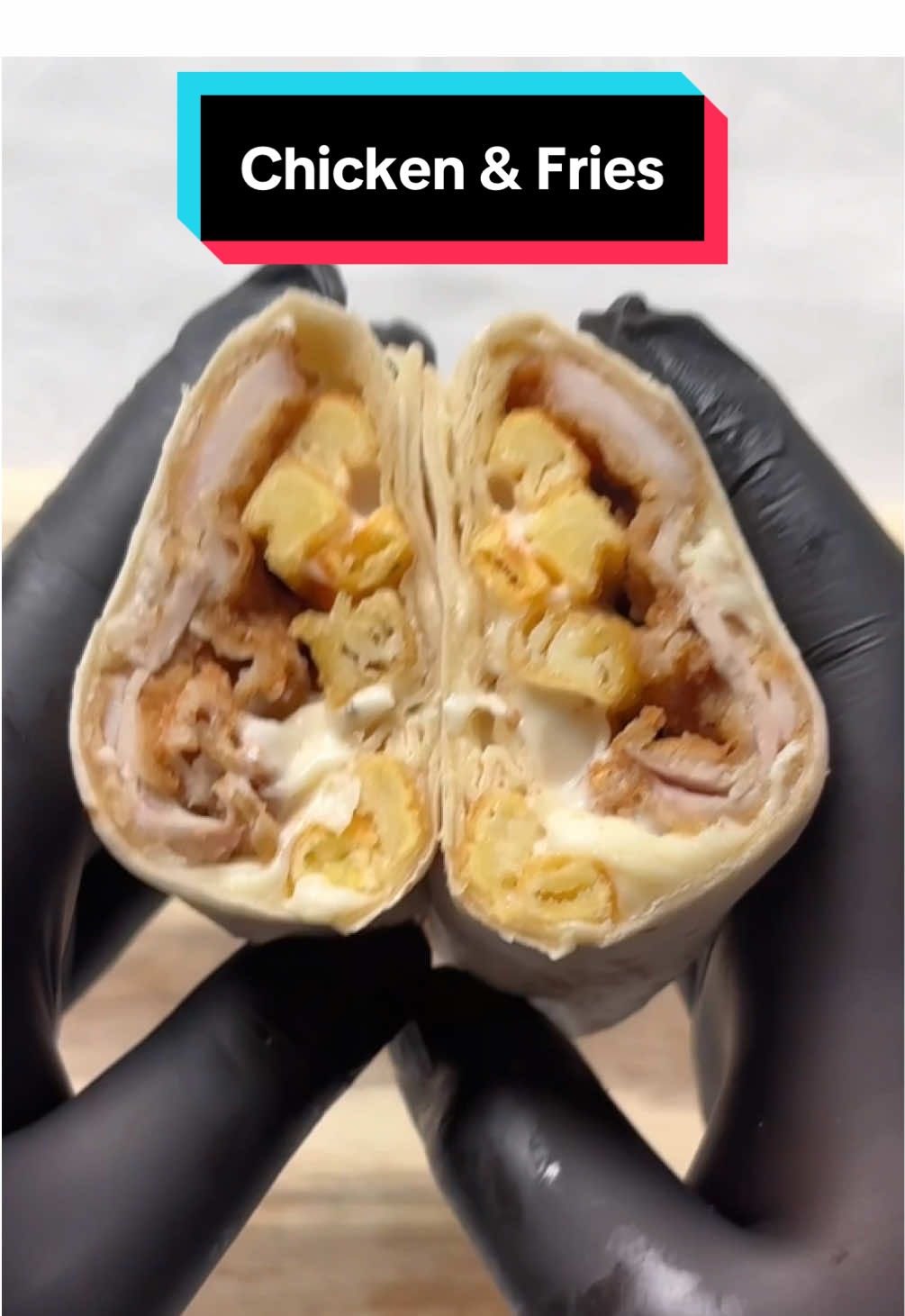 “ Easy Cheesy Chicken & Fries Burrito “ 🌯 Would you Taste this ? #tastyorwasty #viral #fyp #EasyRecipe #burrito #wrap #sandwich 