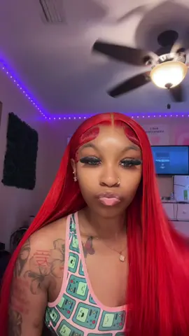 @Hot Star Hair this red wig is too tea! definitely a fire red😍 #tiktokwigshop #viral #fyp #foryou #humanhairwigs #fyp #redwig 