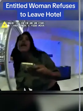 Entitled Woman Refuses to Leave Hotel #policeoftiktok #policeofficer #copsoftiktok #police #cops 