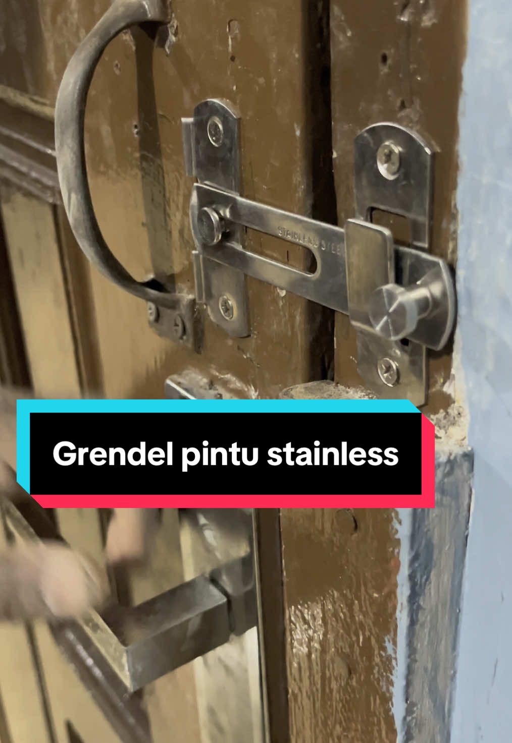Grendel pintu/grendel kait stainles /grendel pengunci pintu rumah #grendel #grendelpintu #penguncipintu #grendeljendela #satukontensatuhari 