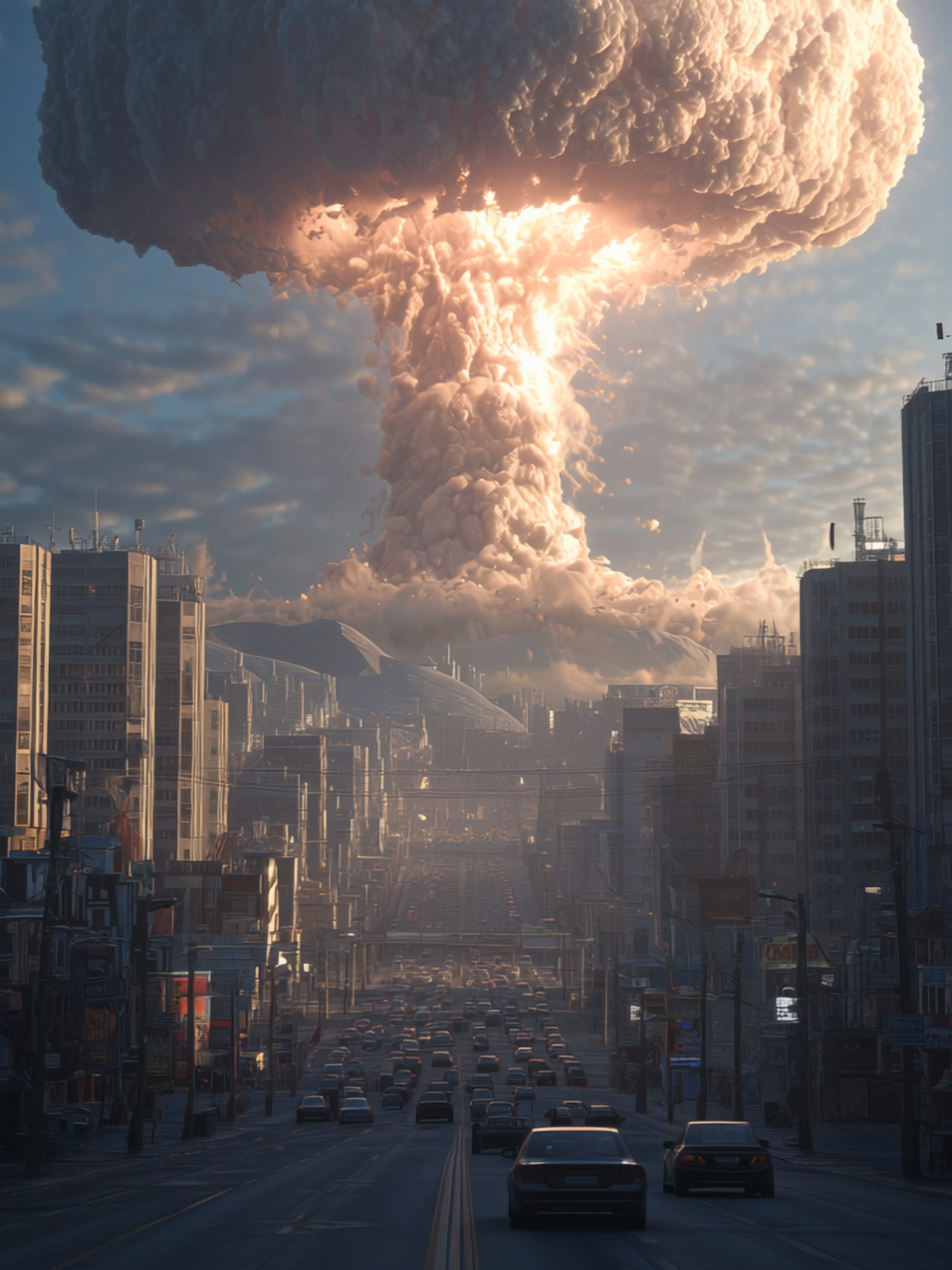 Mega Nuclear Explosion #scifi #nuke