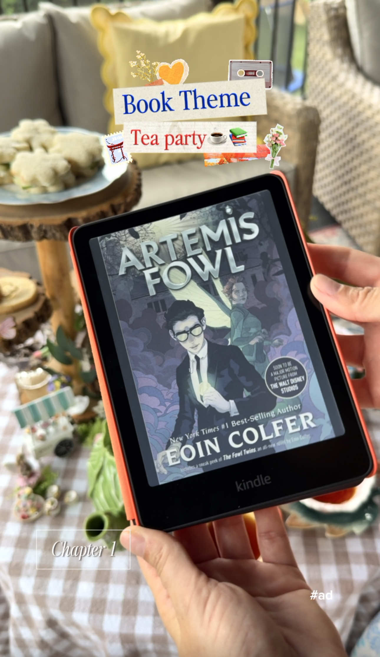 The @Amazon Kindle Colorsoft Kids is available TODAY! #ad Head to my bio to grab one for your kiddos so they can get lost in a magical world in any setting. With the included year of Amazon Kids+, there are so many books they’re sure to love. See you at the next book club tea party! Happy reading! #KindleColorsoftKids 