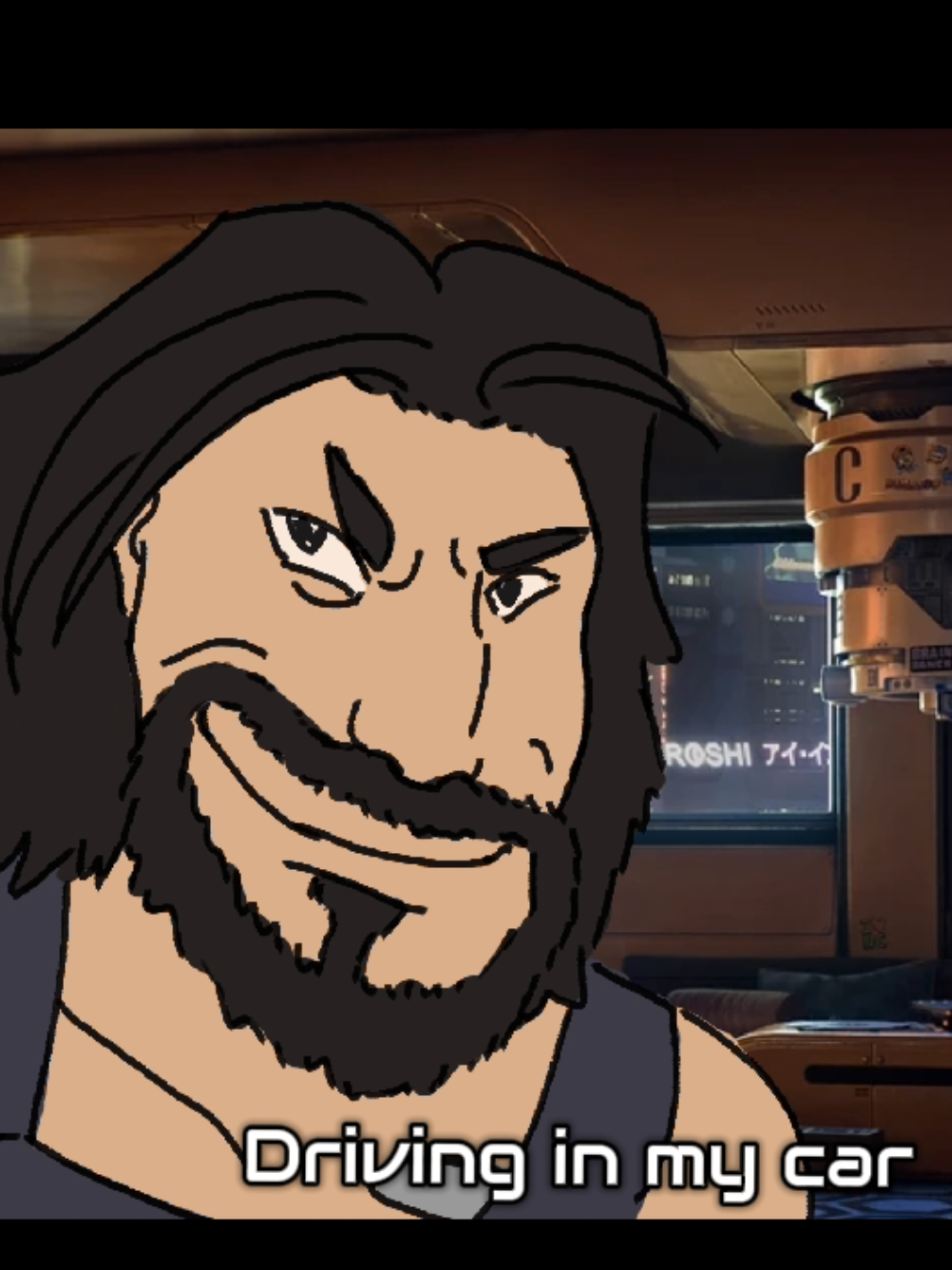 #cyberpunk2077 #johnnysilverhand #asgore #drivinginmycar #fyp 