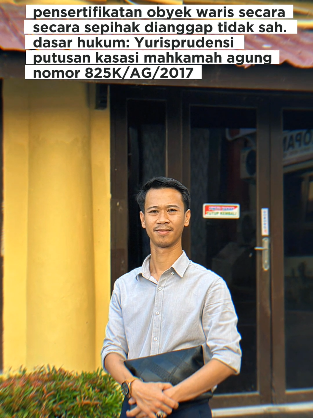 edukasi hukum tentang tanah warisan yang di sertifikatkan secara sepihak oleh salah satu ahli waris yang tidak mengikutsertakan ahli waris lainnya. #kontenhukum #edukasihukum #hukumwaris #tanahwaris #sertifikattanah #warisan #waris 