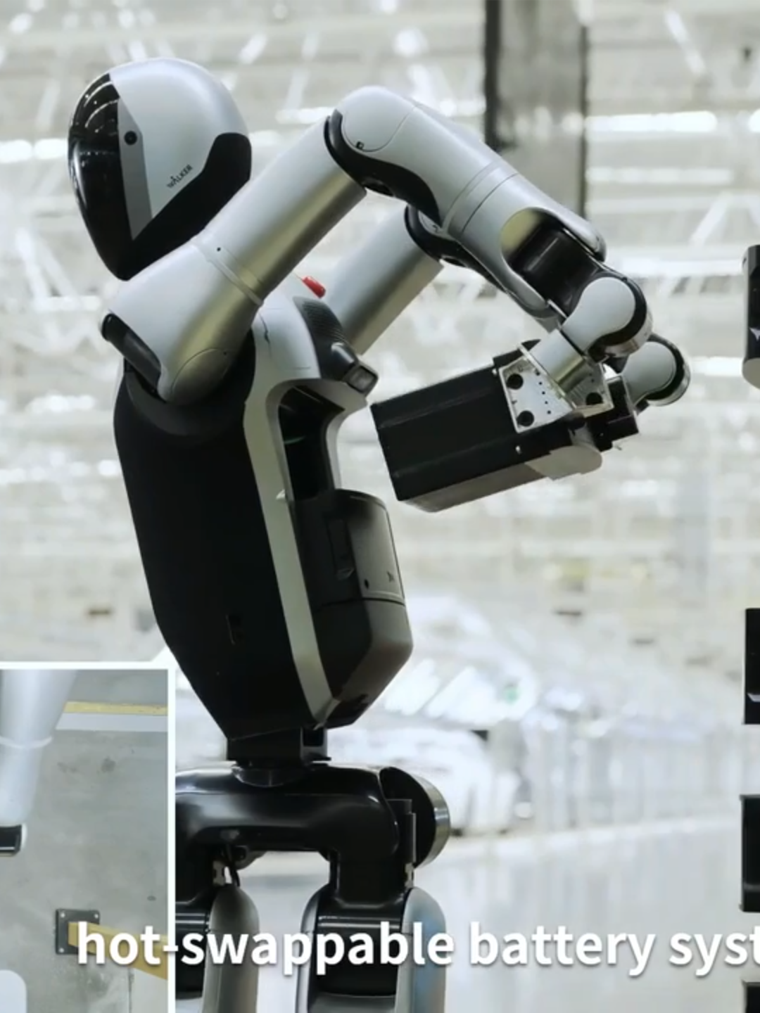 A world first-24/7 #humanoidrobot capable of autonomously switching batteries