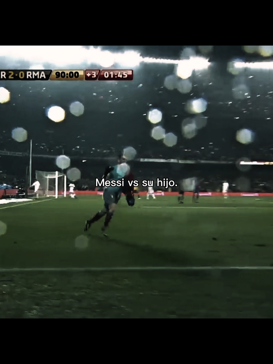 messi vs su hijo #messi #barcelona #realmadrid #ElClasico 