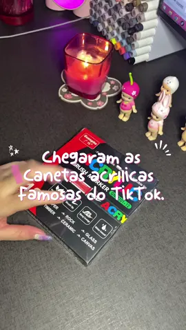 Finalmente tenho as canetas acrílicas mais hypadas desta rede 🌈 Comprei o kit de 12 cores para conhecer melhor. Você já conhece? Já usa? Me conta!!!  #comprasshopee #coloring #acrylicmarker #livrosdecolorir #colortok 