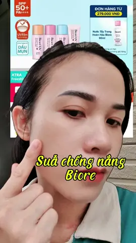 Sữa chống nắng biore #biore #suachongnangbiore #chongnang #tiktokpinds #chamda 