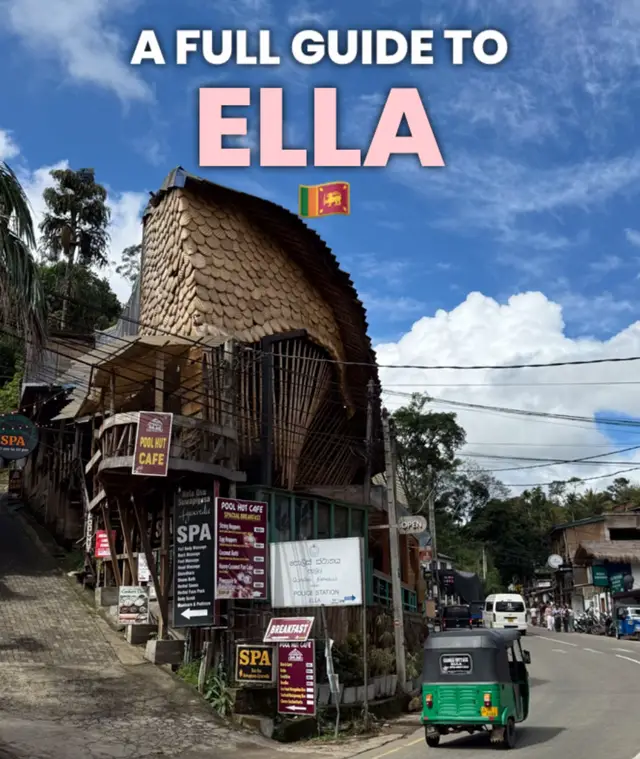 Hidden waterfalls, sunrise hikes, jungle swings & the BEST local food 🌄🍛 Save this for your Sri Lanka bucket list! 🧳💚  #EllaSriLanka #SriLankaTravel #TravelGuide #BackpackingAsia #srilanka    