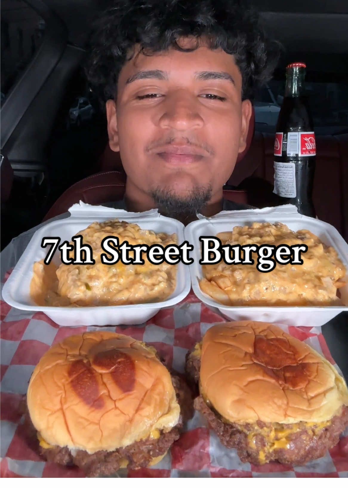 One of my favorite burger places now @7th Street Burger #burger #7thstreetburger #7thstreet #newyorkcity #eating #foodreview #mukbangasmr 
