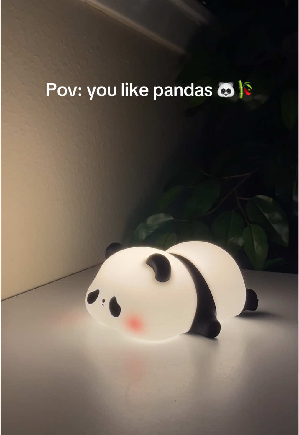 This is the coolest night lamp🤍#lightlamp #panda #cute #viralproducts #fyp #foryoupage #xyzbca 