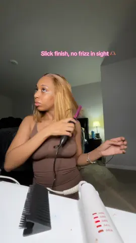 This hot comb is the TRUTH 🔥 The 360 swivel cord makes it so easy to handle with one hand — no snags, no tangles. It has 3 heat settings, and yes… it gets HOT enough for synthetic wigs too 👏🏾 I used it on low/medium and it laid my part flat, smoothed every flyaway, and gave my wig a fresh install look in seconds. If your wig needs a refresh, this is your sign 🫶🏾 #H#HotCombW#WigToolsS#SyntheticWigW#WigInstallH#HairTokF#FlatPartChallengeF#FlyawayFreeW#WigStylingS#SwivelCordH#HairEssentialsB#BeautyToolsH#HeatToolsS#SilkPressVibesW#WigCareLaceWigSlay 
