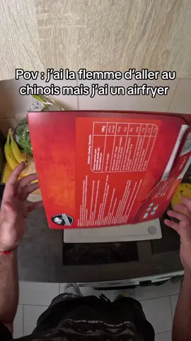 J’ai la flemme d’aller au chinois mais j’ai un airfryer #pourtoi #airfryer 
