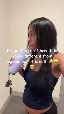 I be out of breath just from talking !🤦🏽‍♀️😂 #pregnant #fypシ #mom #outofbreath