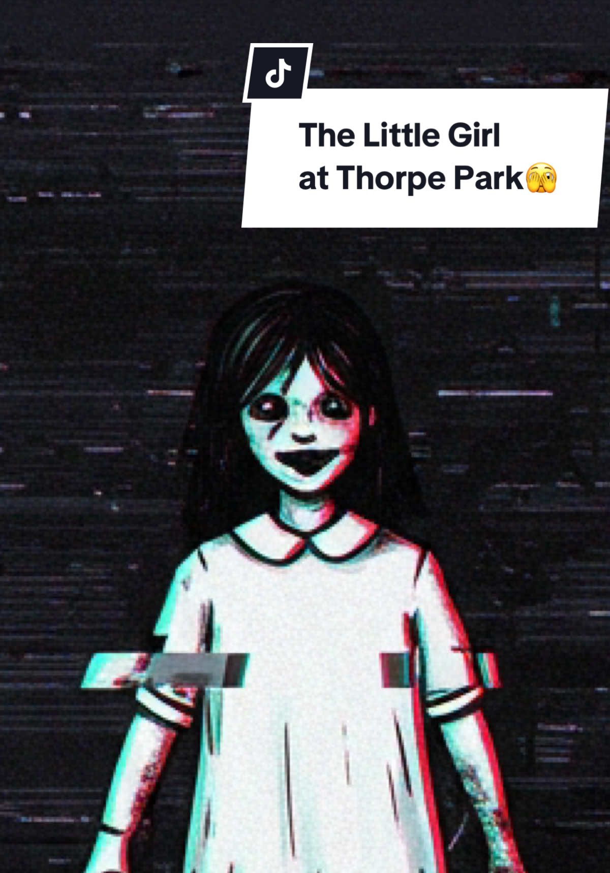 Security footage shows her walking through Thorpe Park at 3AM… but no one has ever seen her in person. Would you follow her?🫣 #horrortok #creepytok #urbanlegend #3amchallenge #truehorror #tiktokhorror #thorpepark 