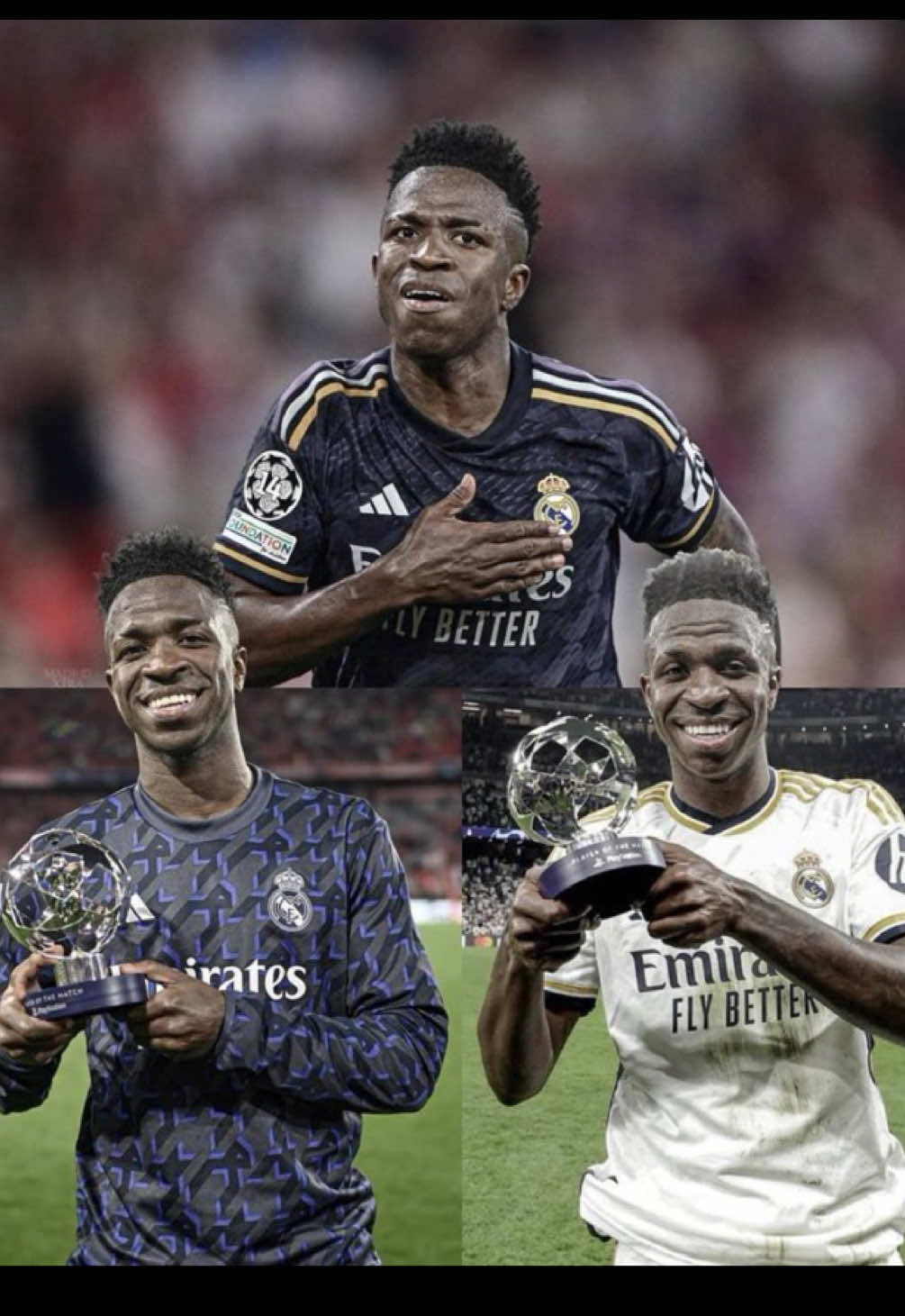 Vinicius Junior vs Bayern Munich home and away #Vinicius #realmadrid #fyp
