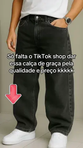O que essa calça é estilosa não tá escrito! 😮‍💨😮‍💨😮‍💨 #calçabaggy #modamasculina 