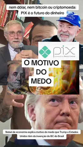 Nobel de economia Paul Krugman revela que pix é o futuro do dinheiro, explicando o motivo do medo e dos ataques de Donald Trump e dos Estados Unidos contra meio de pagamento do Brasil #dolar #economia #estadosunidos #fintech  #bancocentral