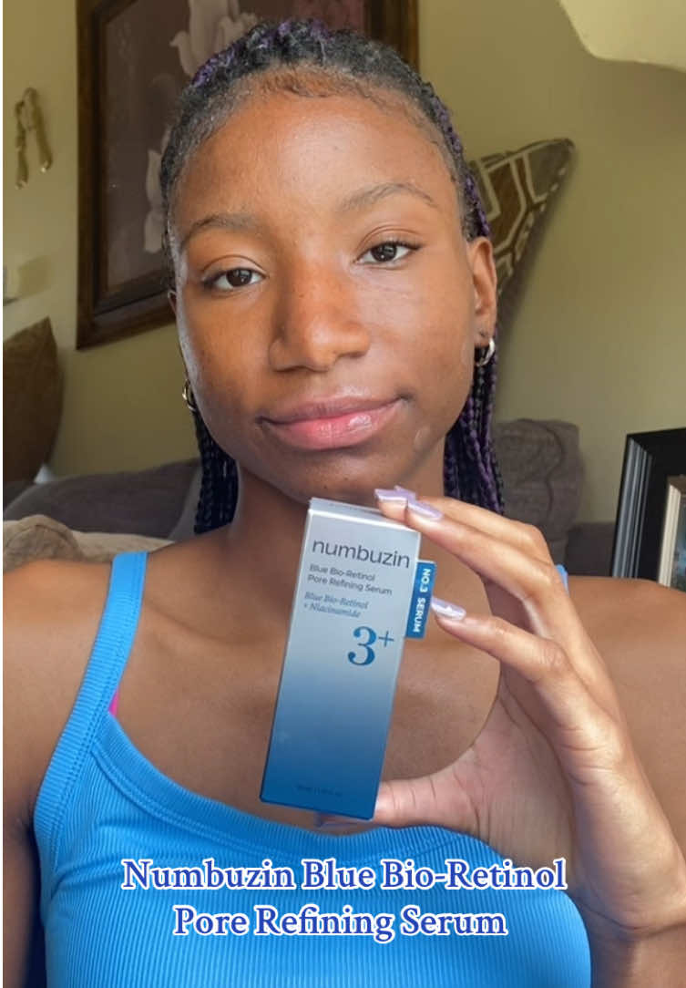@numbuzin #numbuzin #blueretinolserum #retinol #poreserum #porecare #summerskincare #kbeauty #koreanskincare #skincareroutine 