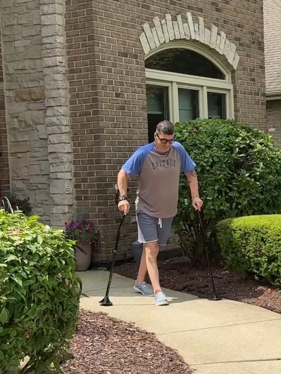 Sometimes, the greatest victories aren't loud… they're quiet moments of strength. 🌄💪 I may walk with canes—but today, I raised them in victory. This moment hit harder with 