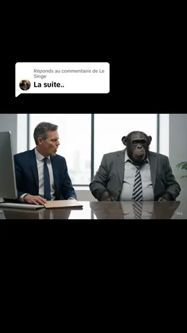 Réponse à @Le Singe #pourtoi #humour #drole #singe #convertir #ia #veo #veo3 