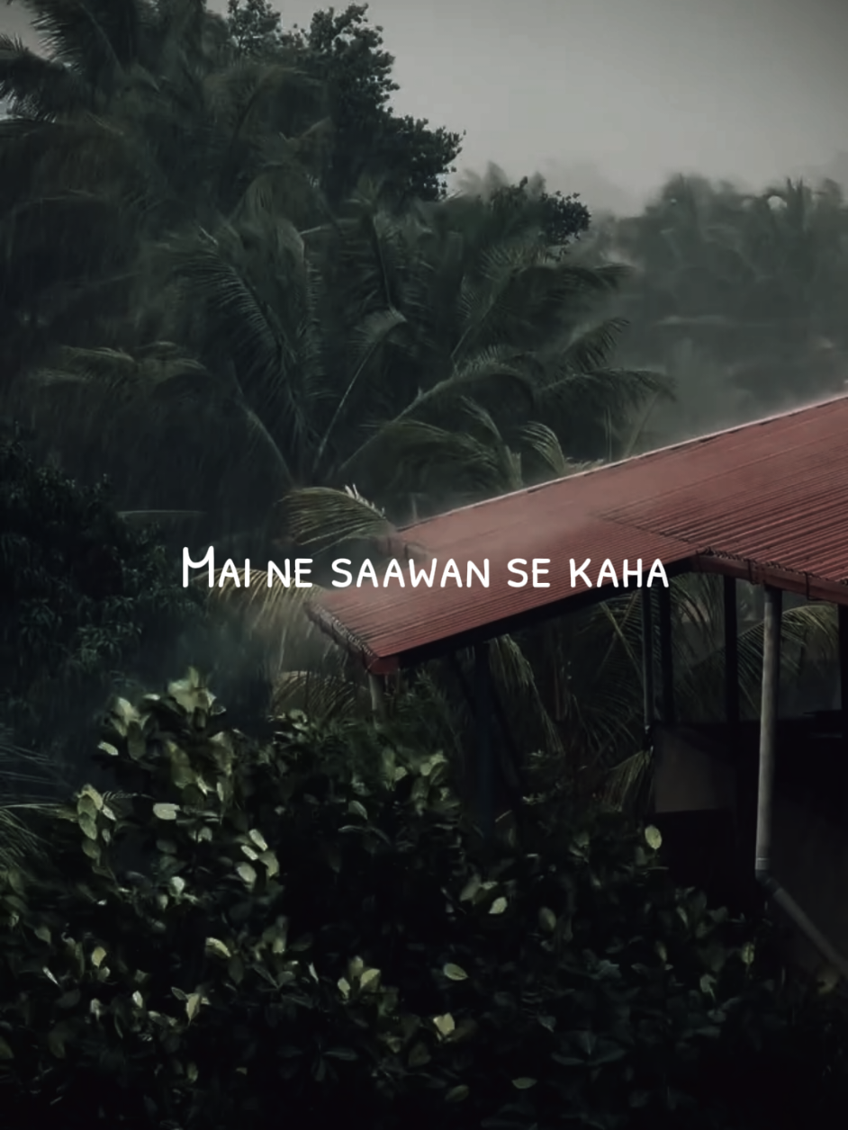 Mai Ne Saawan Se Kaha Dil Ki Piyaas Bujha 🌧🎧😌👌🥀 #fyp #foryoupage #vibelines #tiktok #lyricsvideo #lyrics_songs #song #rain 