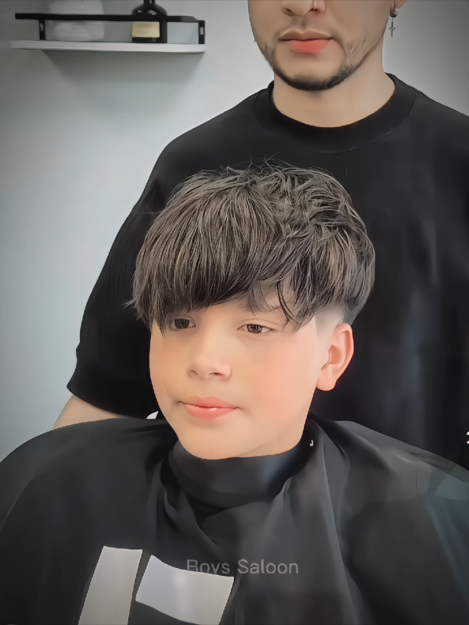 Cute Boy Hair Style 😱✂️  #foryou #foryoupage #cuteboyshairstyle #boyshaircut #saloon #usa #uk #germany🇩🇪#haircut #hairstyle #grow