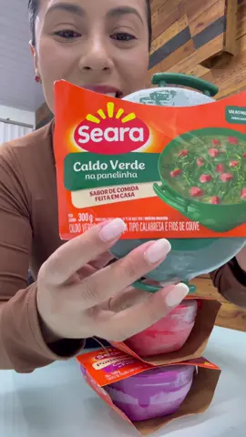 Provando panelinhas da seara 😍#seara #panelinhasseara 