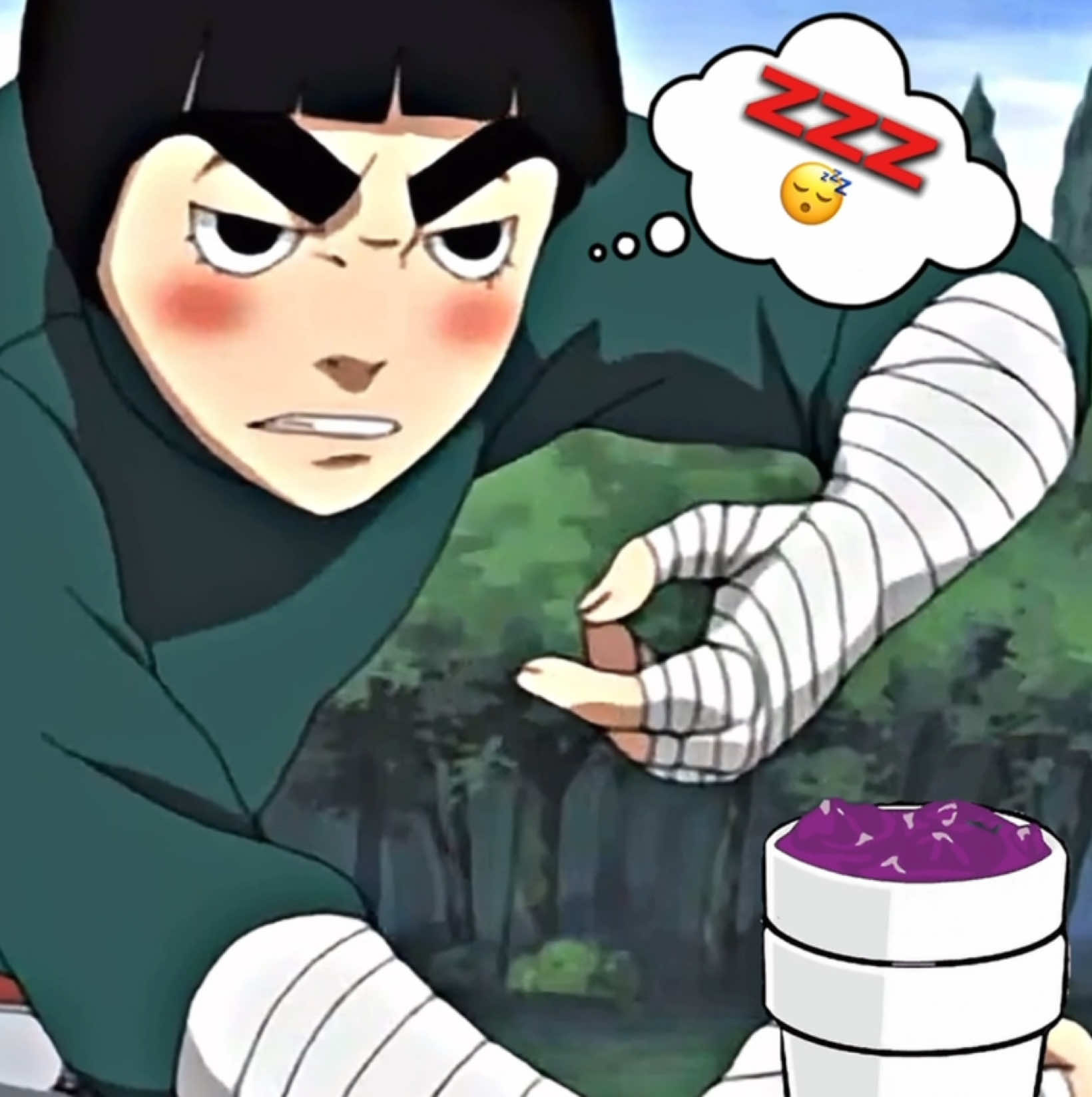 bro was MOVIN off that drank😭 #rocklee #rockleeedit #shippudenedit #animetiktok #animeedit #foryoupageofficiall 